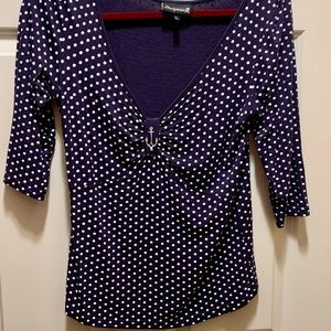 Sourpuss polka top PINUP